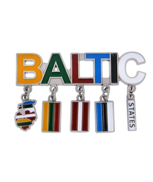 Magnetas užrašas Baltic su vėliavėlėmis